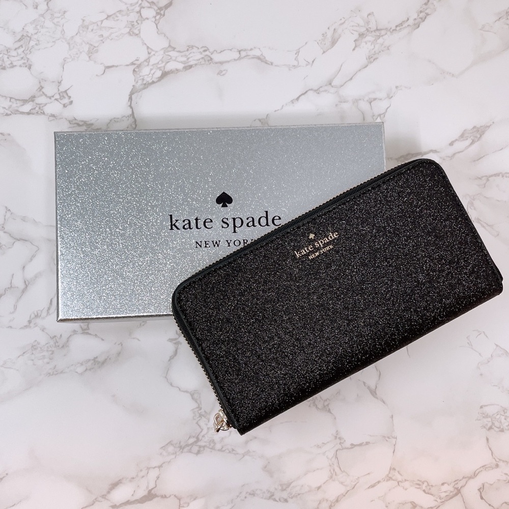 Kate Spade Glitter Fabric Wallet